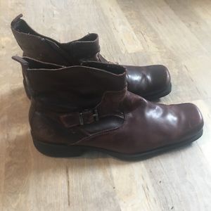 Mens Leather Brown Boots